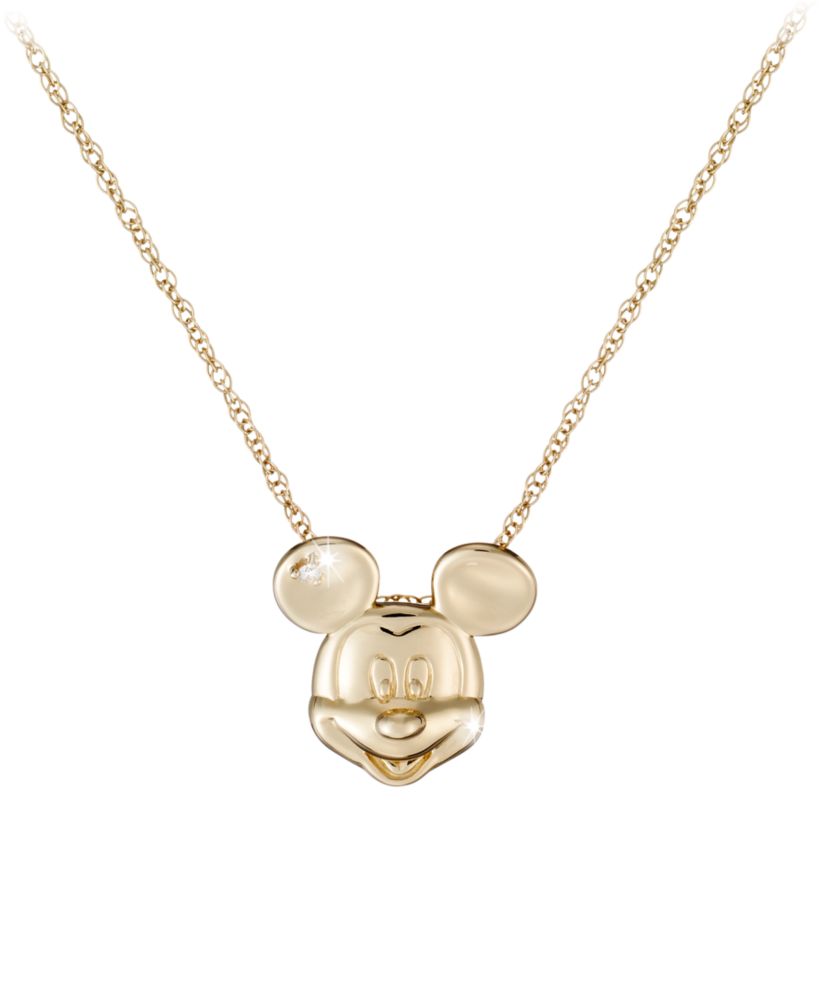 Mickey Mouse Diamond Necklace - 18 Karat | shopDisney