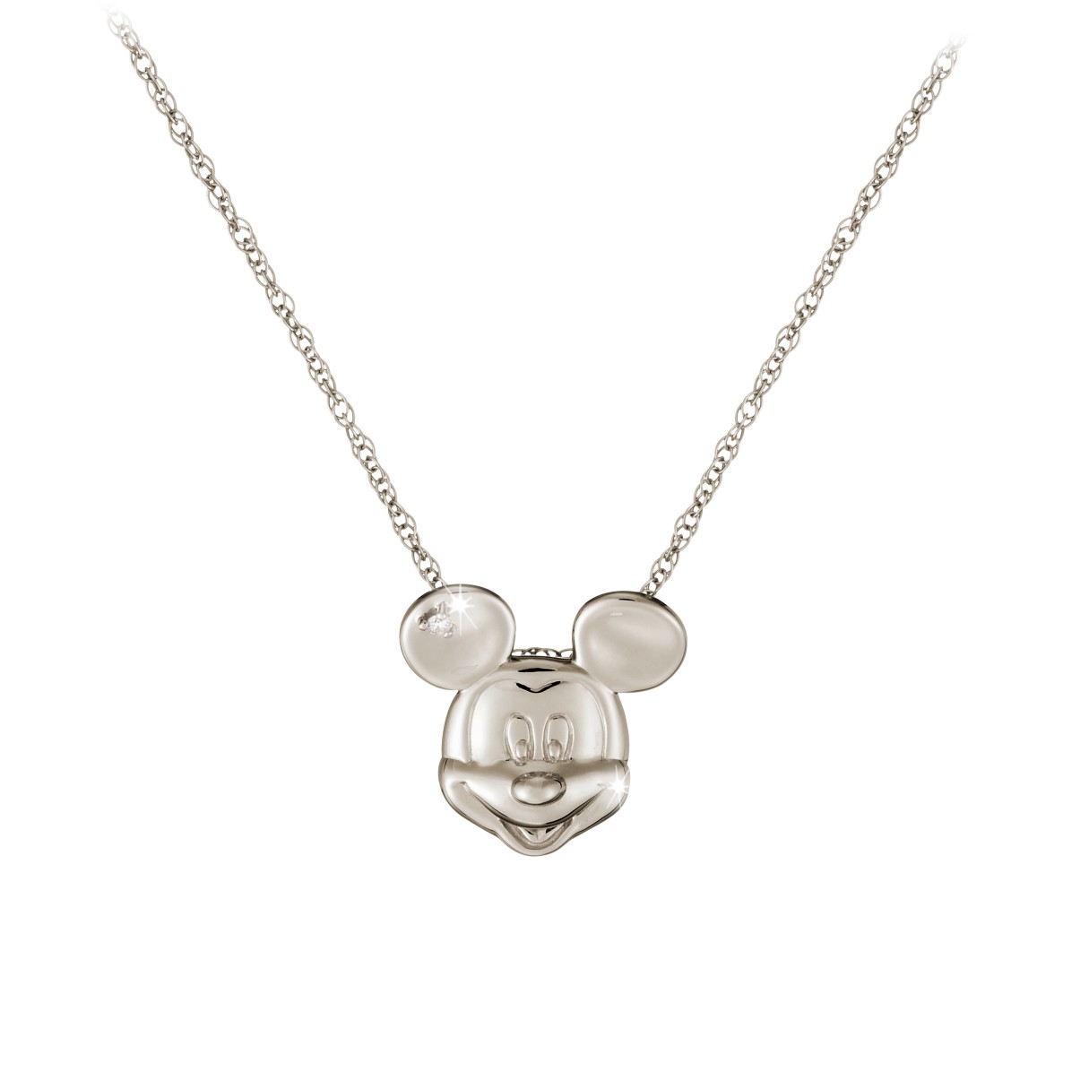 Mickey Mouse Diamond Necklace – 18 Karat