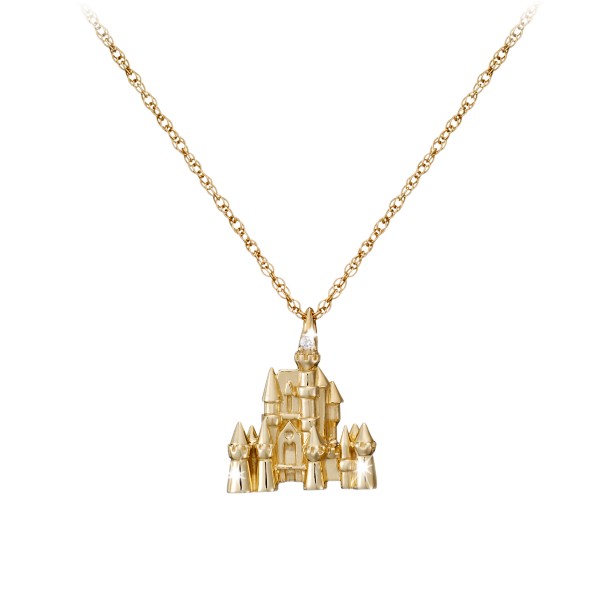 Disney Castle Necklace – 18 Karat Gold and Diamond
