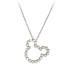 Diamond Mickey Mouse Silhouette Necklace – 18K Gold