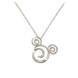Gold Swirled Mickey Mouse Necklace – 18K