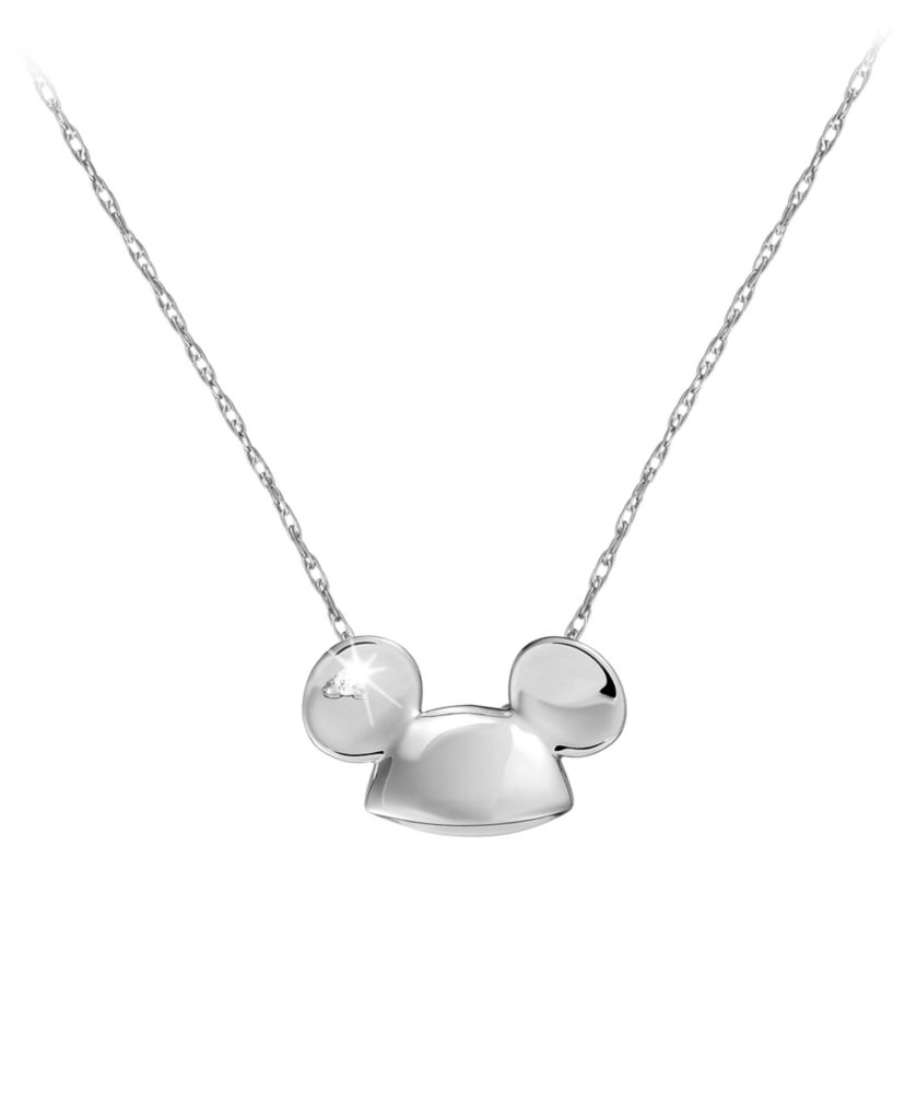 Mickey Mouse Necklace, Disney Necklace, Sterling Silver Necklace Mickey  Mouse, Mickey Necklace, Disney Necklace for Women, Disney Gifts, 