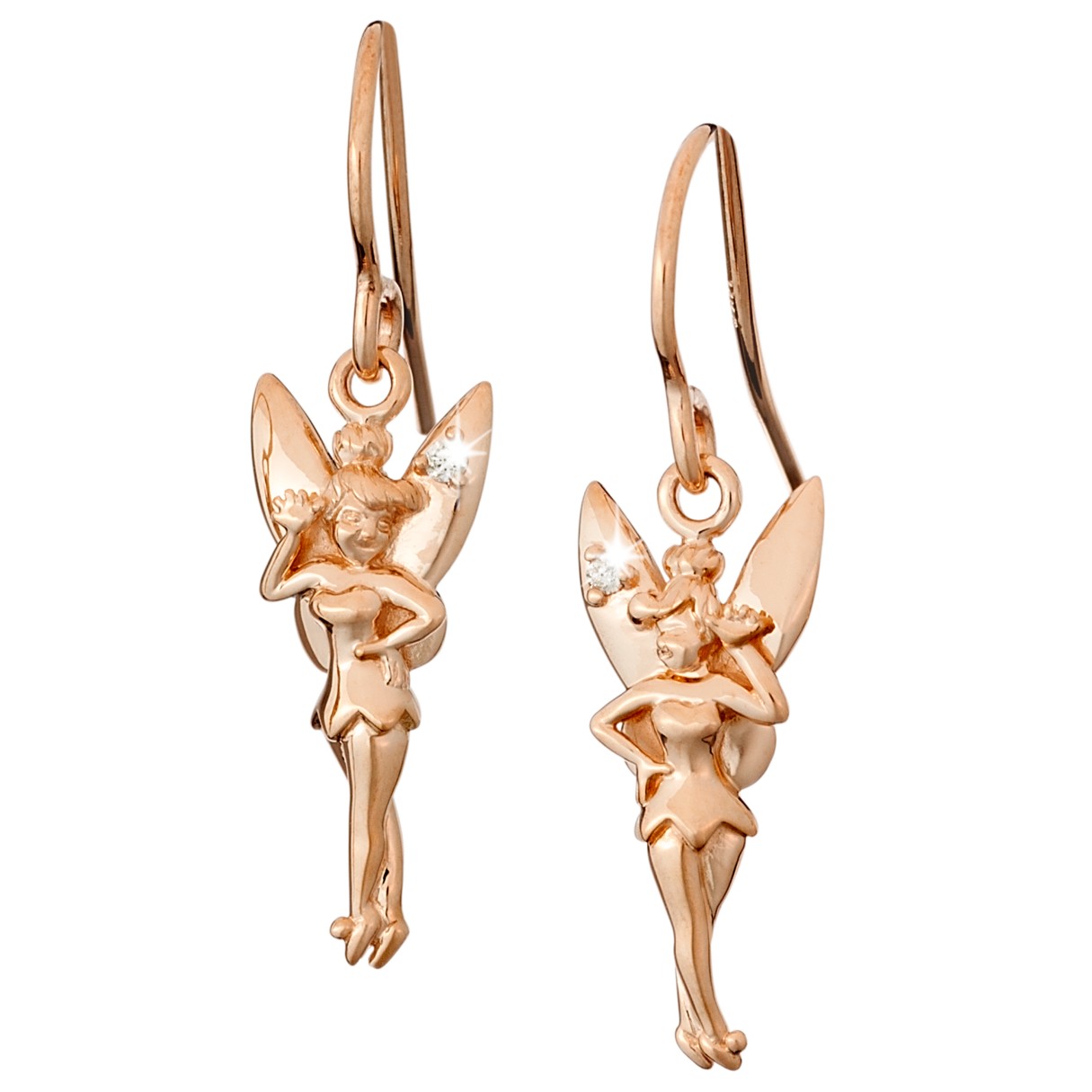 Tinker Bell Diamond Earrings – 14K