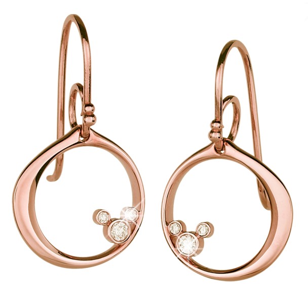 Mickey Mouse Diamond Earrings