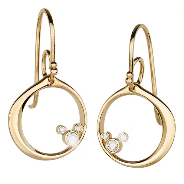 Mickey Mouse Diamond Earrings