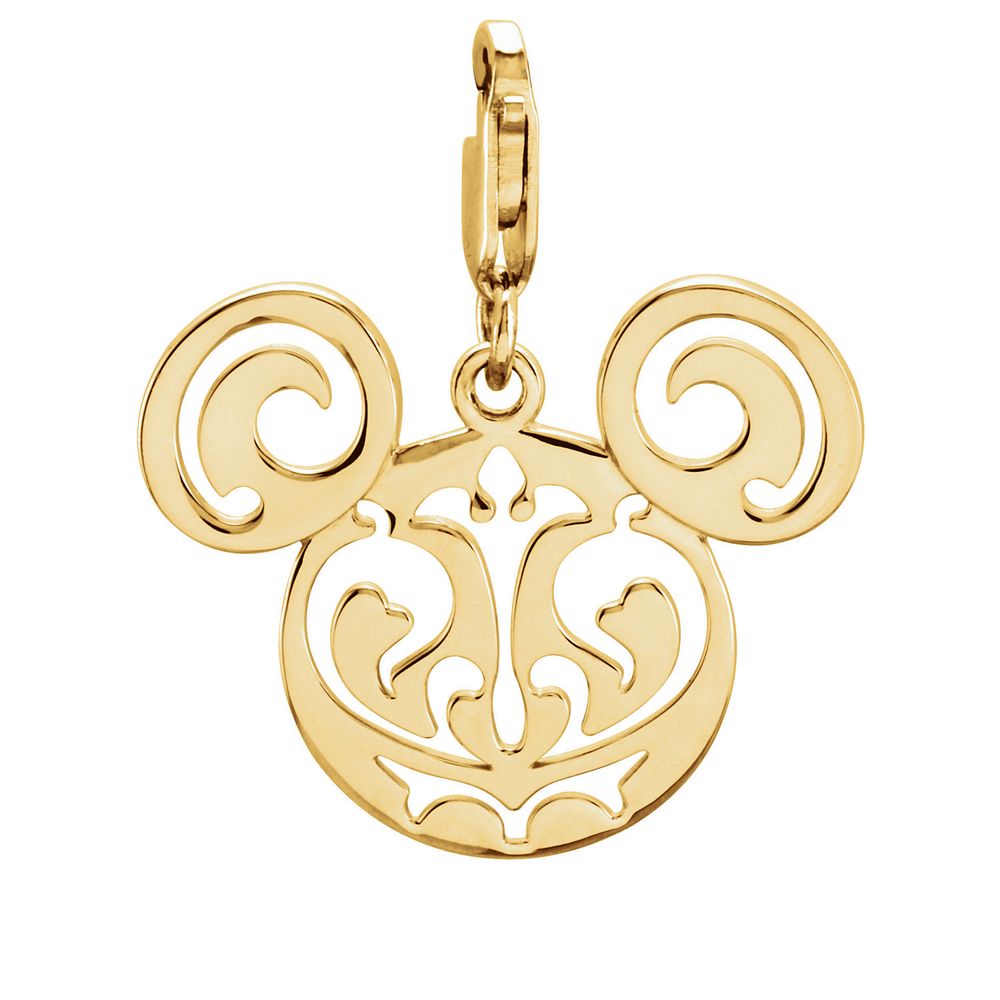 Mickey Mouse Filigree Icon Charm Official shopDisney