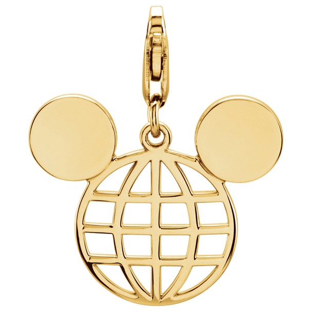 Mickey Mouse Globe Icon Charm