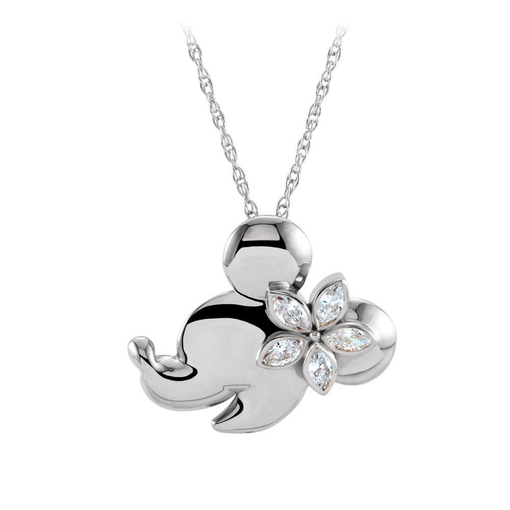 Minnie mouse hot sale diamond necklace