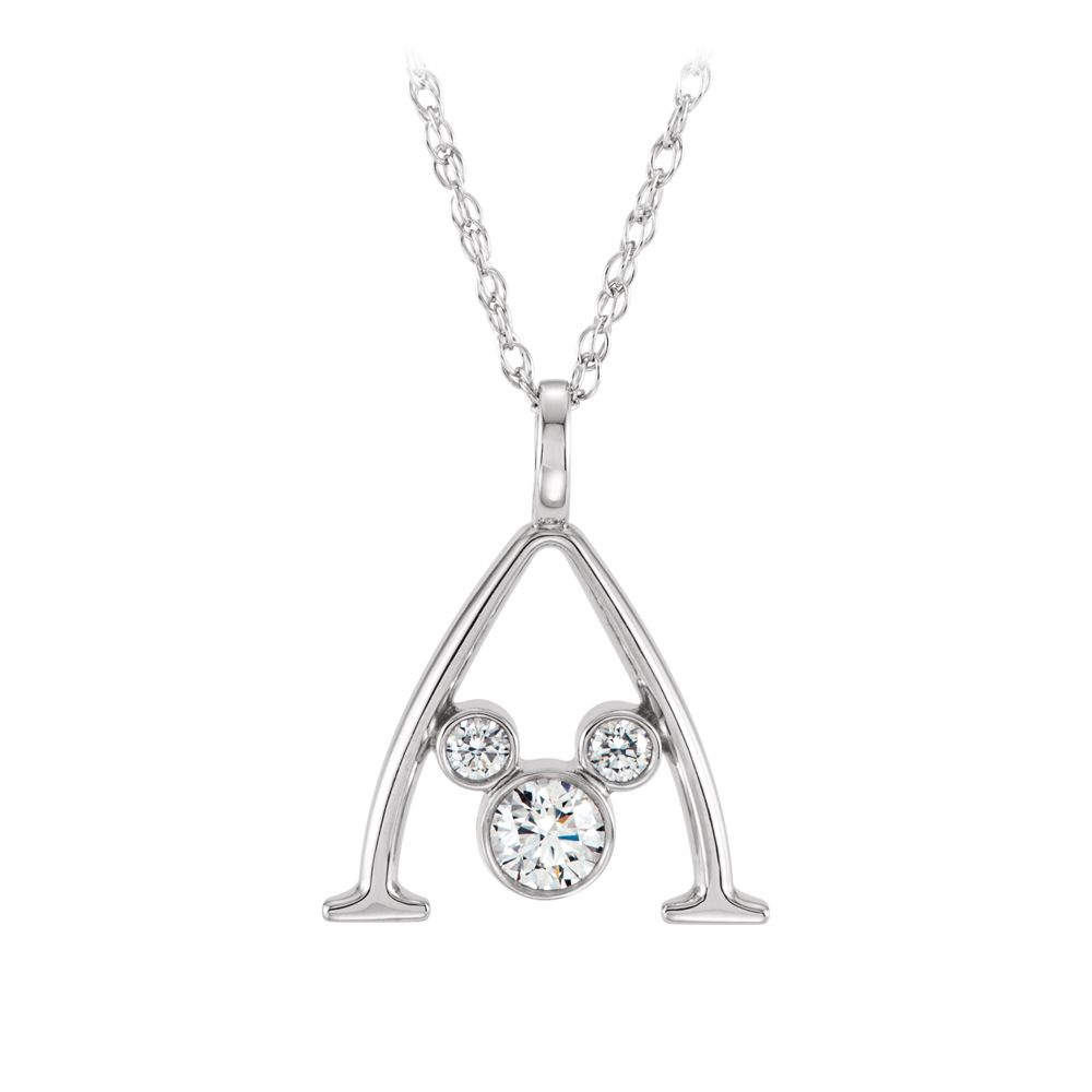 Mickey Mouse Gold and Diamond Necklace – Aulani, A Disney Resort&Spa