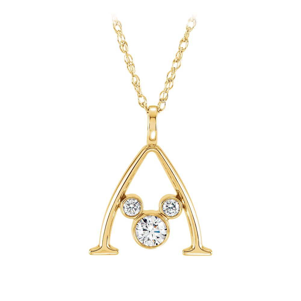 Mickey Mouse Gold and Diamond Necklace – Aulani, A Disney Resort & Spa