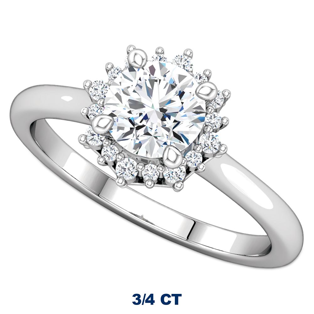 Disney Crown Fairy Tale Diamond Engagement Ring