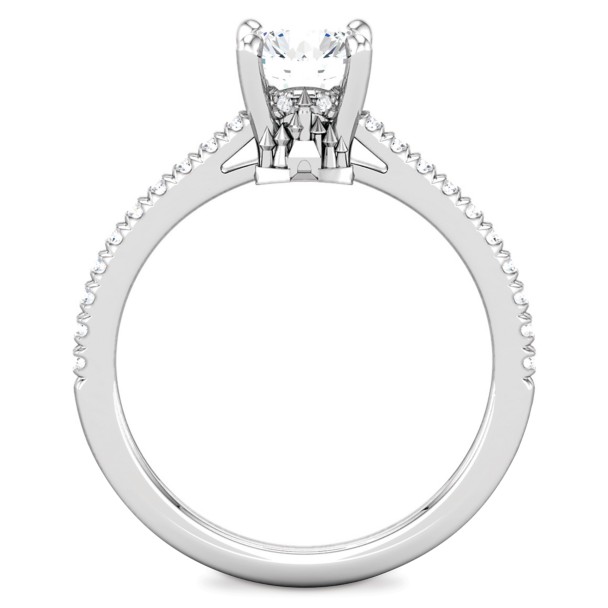 Fantasyland Castle Fairy Tale Diamond Engagement Ring