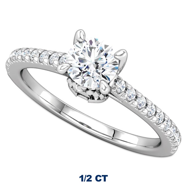 Fantasyland Castle Fairy Tale Diamond Engagement Ring | shopDisney