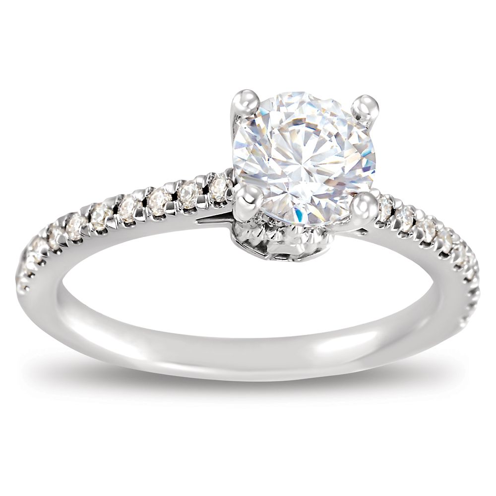 Disney Fantasyland Castle Fairy Tale Diamond Engagement Ring