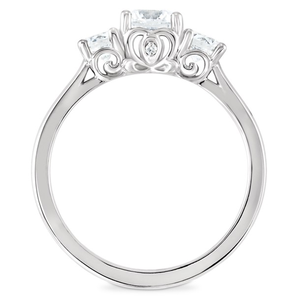 Cinderella Carriage Fairy Tale Diamond Engagement Ring