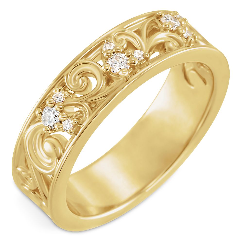 Mickey Mouse Fairy Tale Gold Anniversary Ring Shopdisney