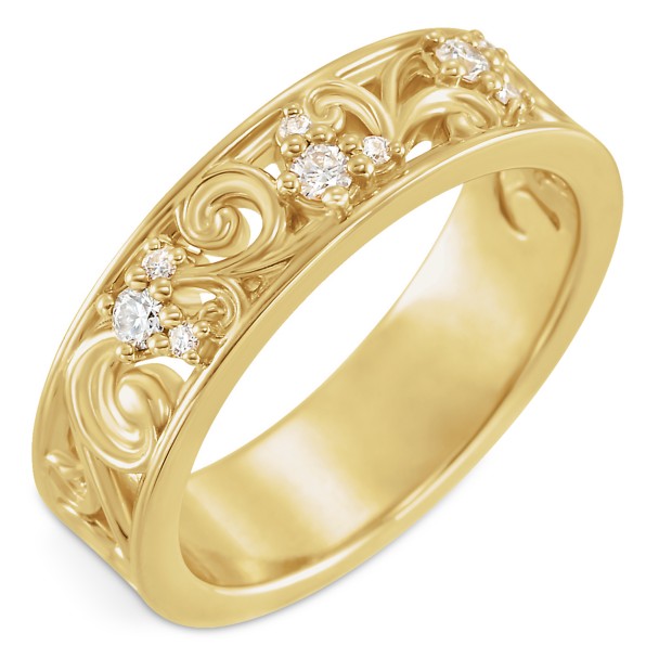 Mickey Mouse Fairy Tale Gold Anniversary Ring