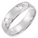Mickey Mouse Icon Fairy Tale Wedding Band – White Gold