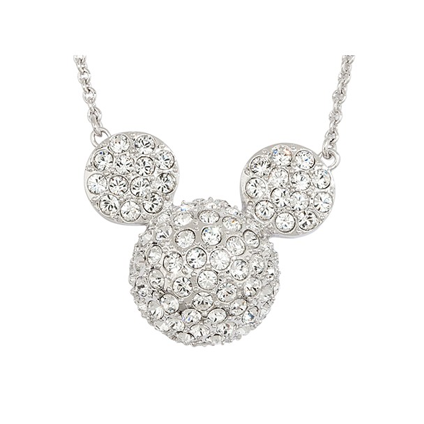 Mickey Mouse Icon Necklace by Arribas – Large Domed