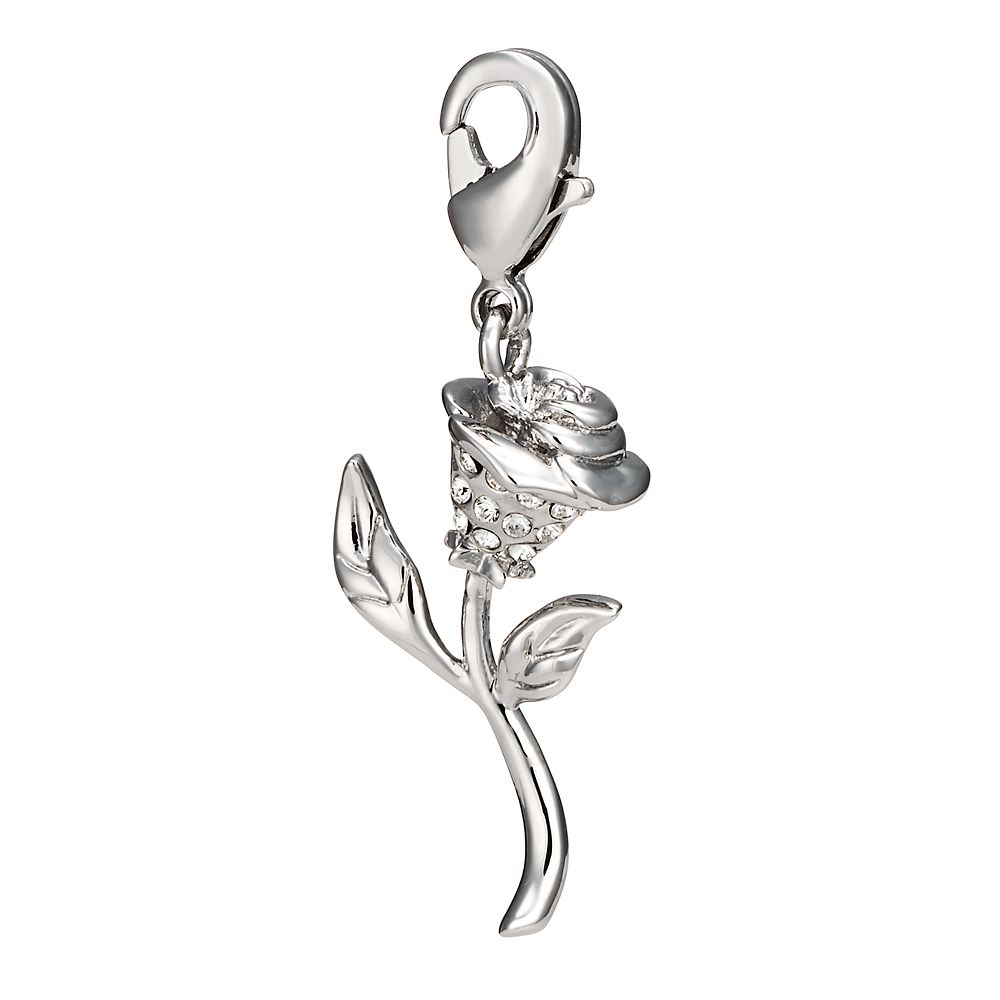 Beauty and the Beast Enchanted Rose Charm by Arribas Official shopDisney