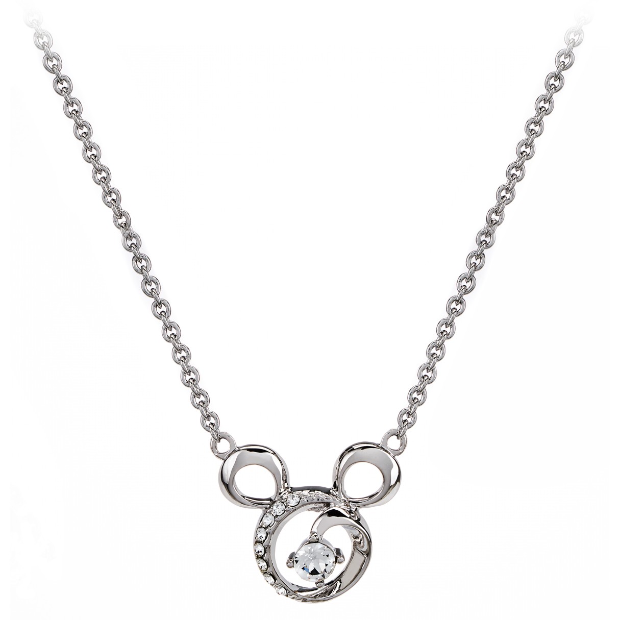 Mickey Mouse Icon Swirl Necklace by Arribas