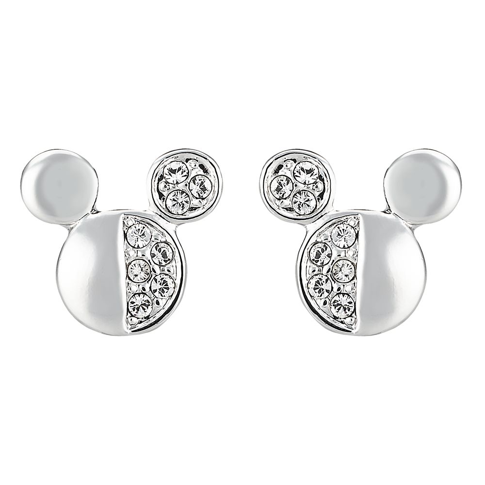 Mickey Mouse Halved Icon Earrings by Arribas Official shopDisney