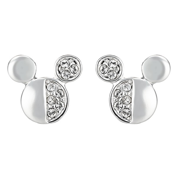 Mickey Mouse Halved Icon Earrings by Arribas
