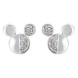 Mickey Mouse Halved Icon Earrings by Arribas