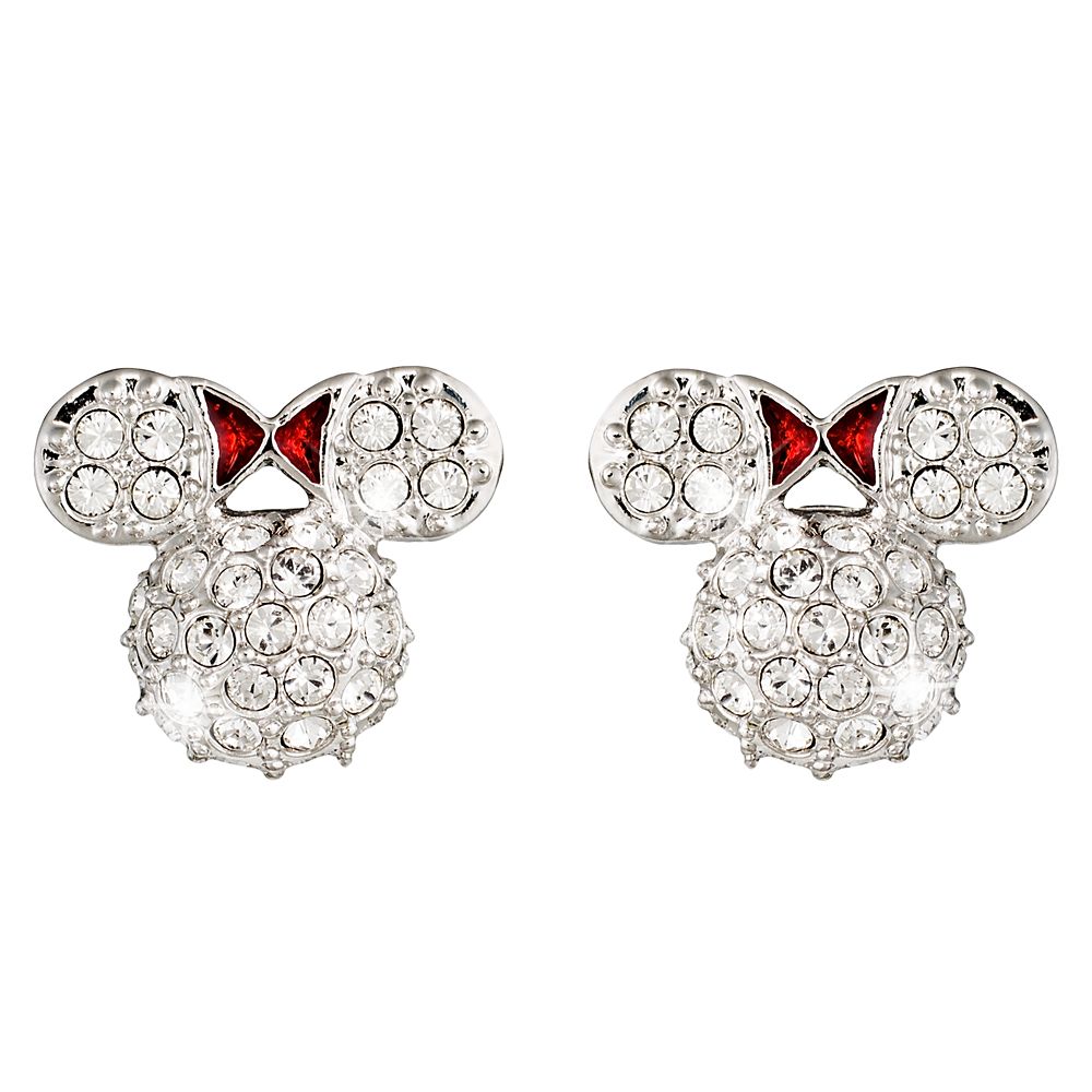 Minnie Mouse Icon Earrings by Arribas – Domed