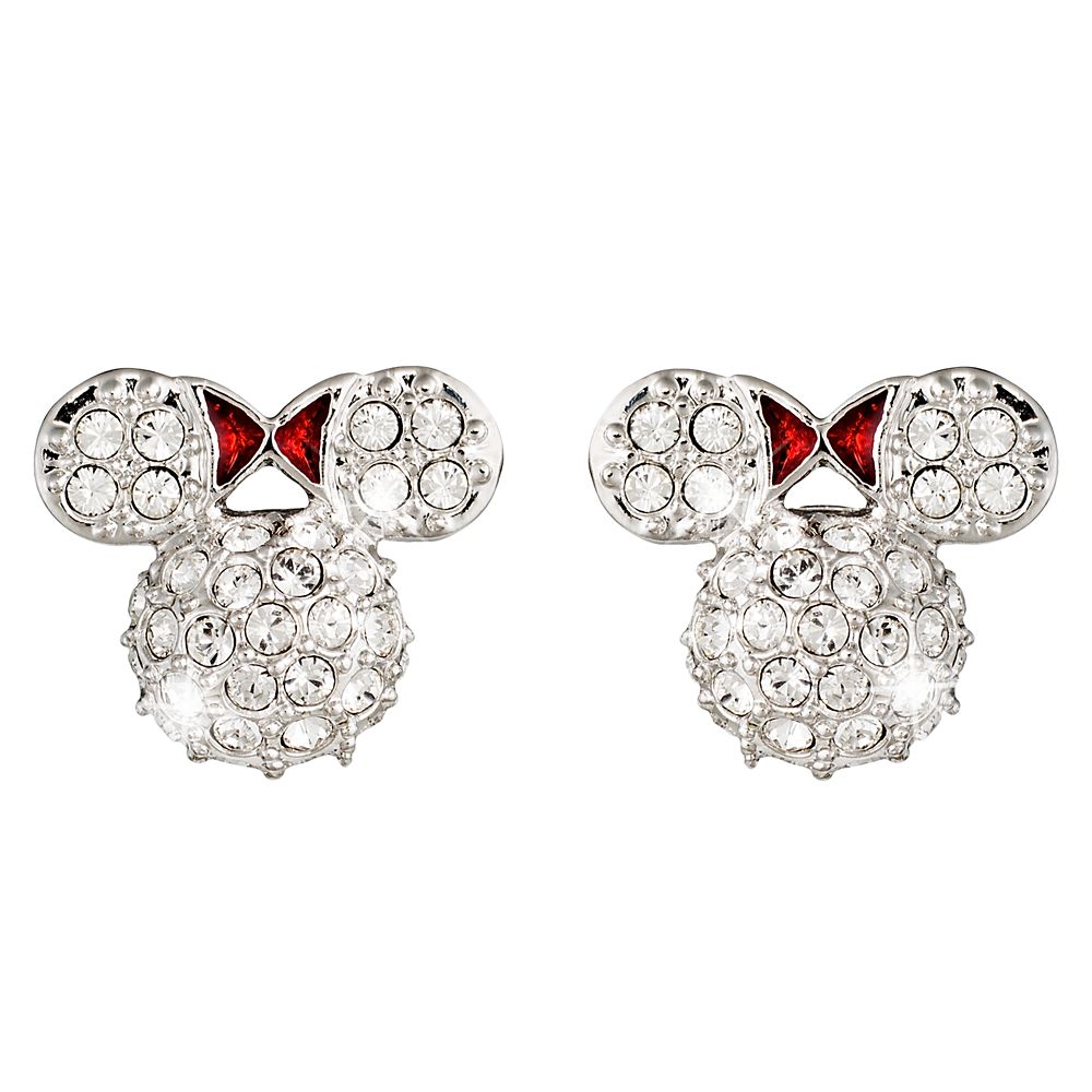 Minnie Mouse Icon Earrings by Arribas Domed Official shopDisney