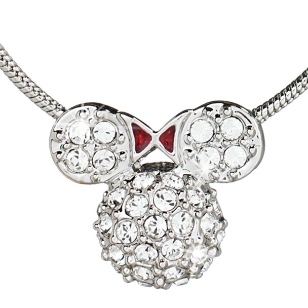 Minnie Mouse Icon Necklace by Arribas – Domed