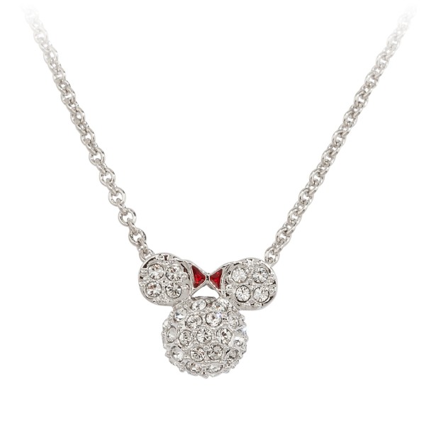 Minnie Mouse Icon Necklace by Arribas – Domed