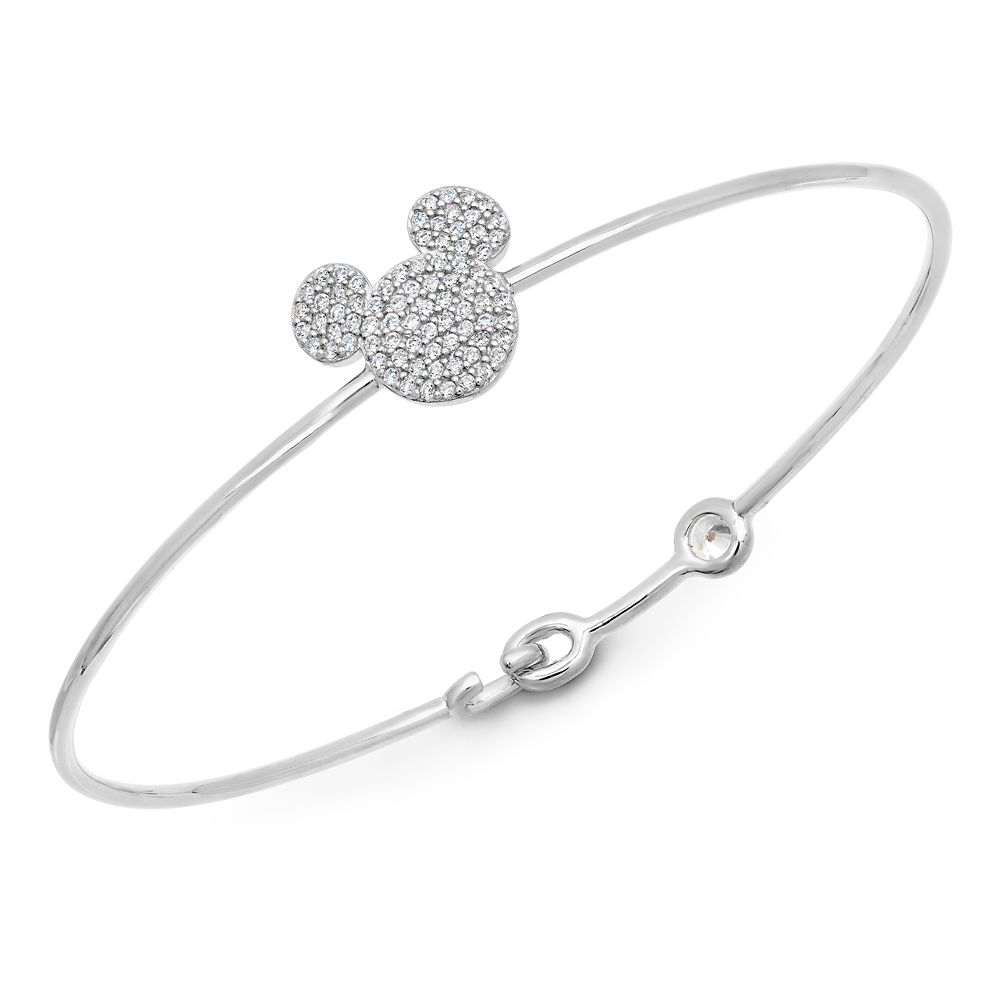 Mickey Mouse Icon Bangle by CRISLU  Platinum Official shopDisney