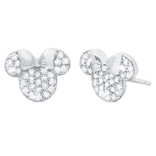 Minnie Mouse Icon Stud Earrings by CRISLU