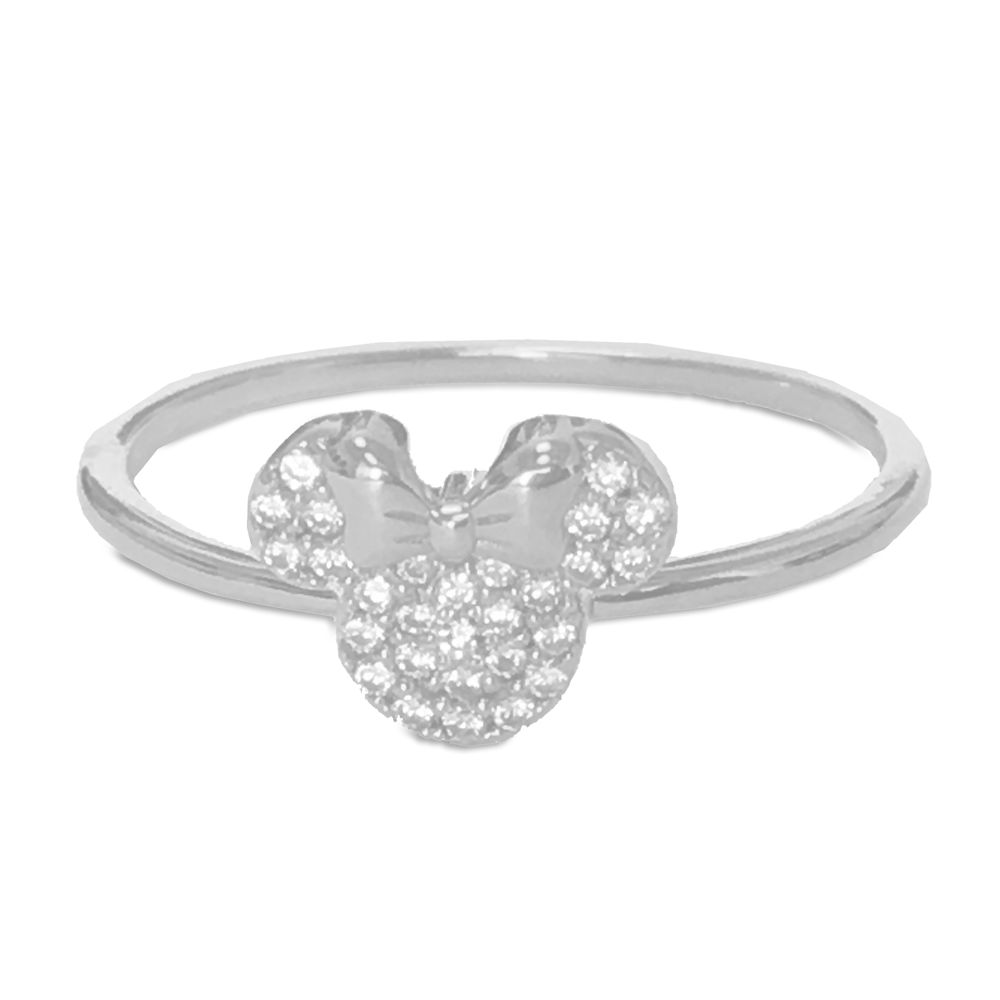 Minnie Mouse Icon Ring by CRISLU – Platinum