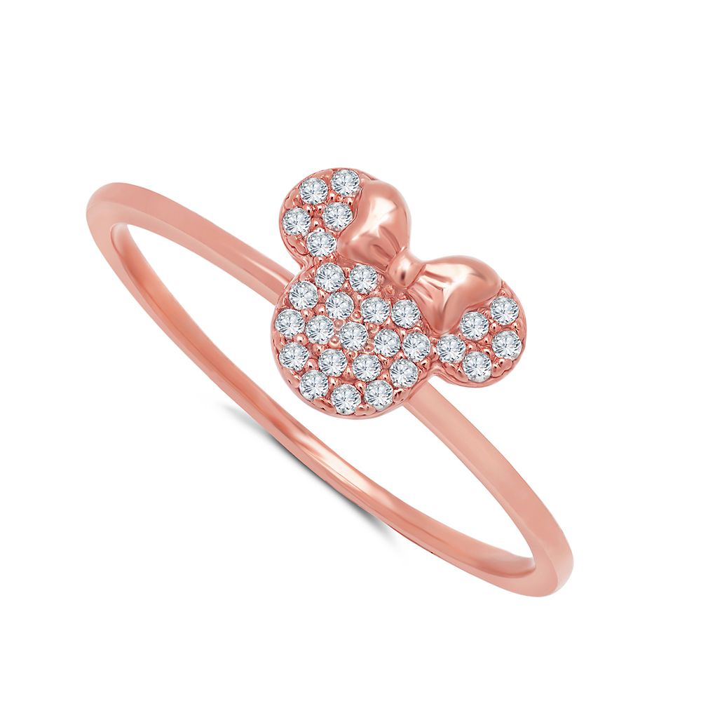 Disney Minnie Mouse Icon Ring by CRISLU - Rose Gold