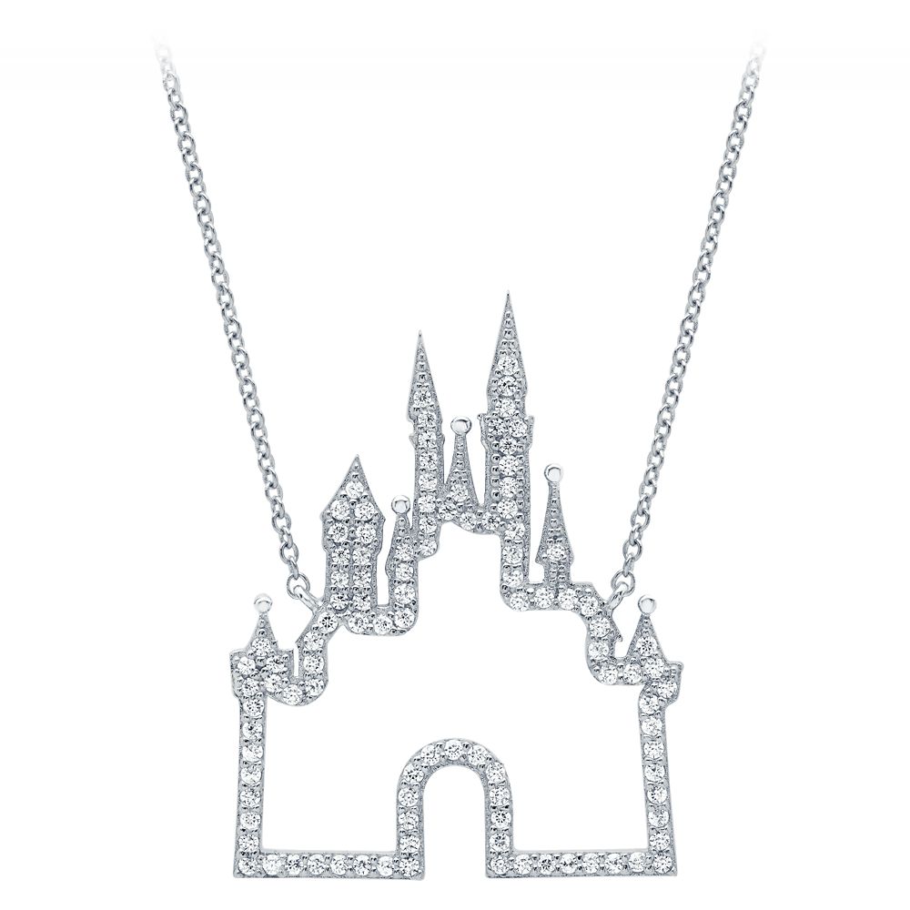 Fantasyland Castle Necklace by CRISLU  Platinum Official shopDisney