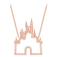 Fantasyland Castle Necklace by CRISLU – Rose Gold