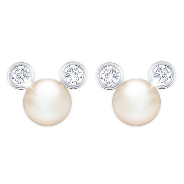 Mickey Mouse Pearl Earrings by CRISLU | Disney Store