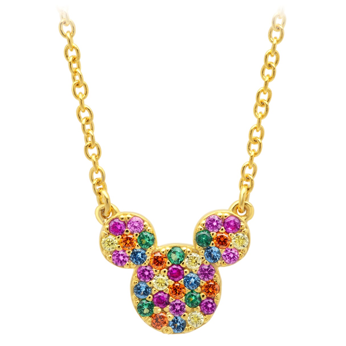 Mickey Mouse Rainbow Icon Necklace by CRISLU