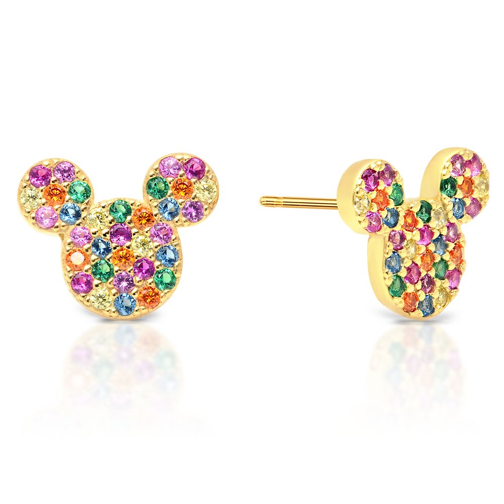 [디즈니] Disney Mickey Mouse Rainbow Icon Earrings by CRISLU