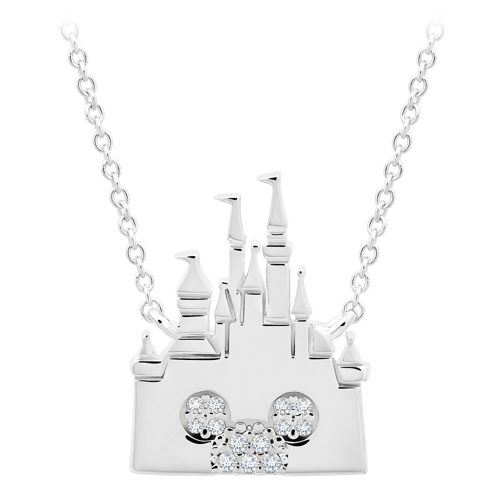 Mickey Mouse Fantasyland Castle Necklace by CRISLU