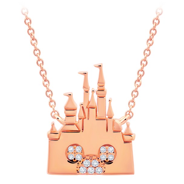 Mickey Mouse Fantasyland Castle Necklace by CRISLU