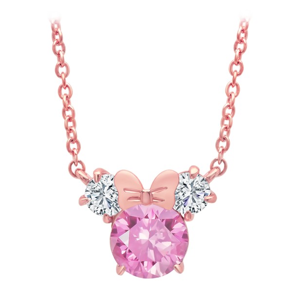 Minnie Mouse Necklace for Kids by CRISLU – Pink