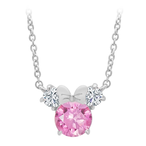 Minnie Mouse Necklace for Kids by CRISLU – Pink