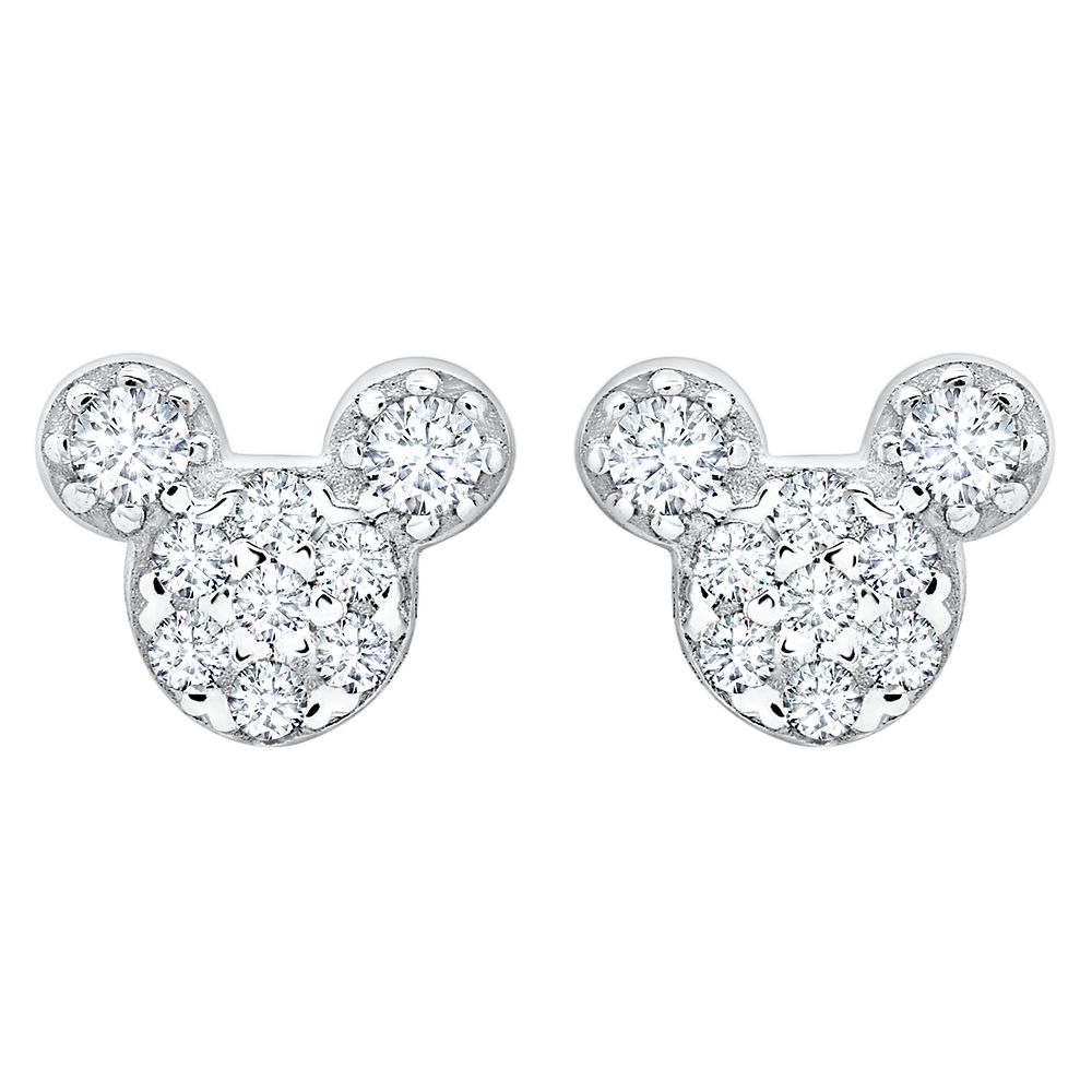 Mickey Mouse Icon Stud Earrings for Kids by CRISLU