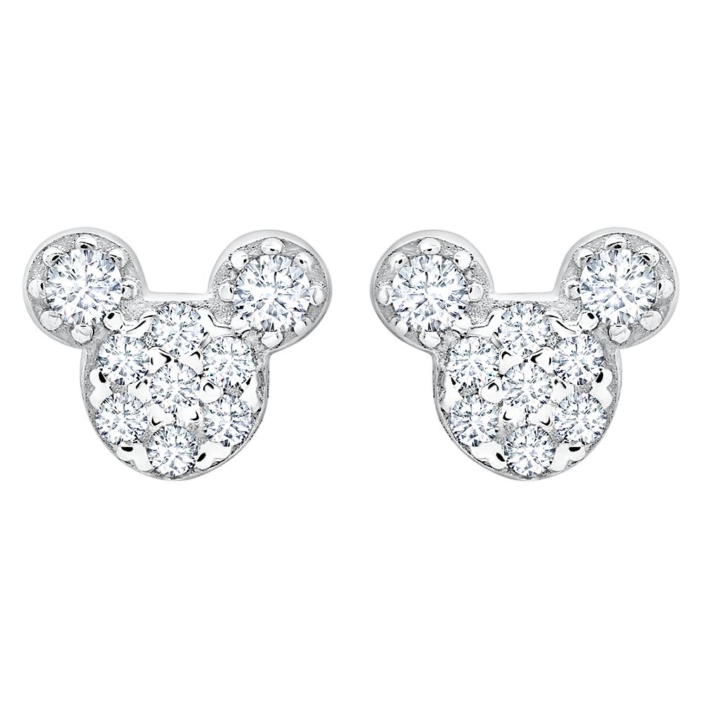 Disney Mickey Mouse Icon Stud Earrings for Kids by CRISLU