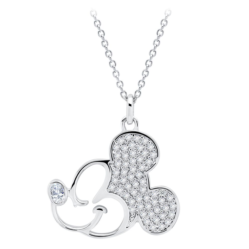 Mickey Mouse Profile Necklace by CRISLU