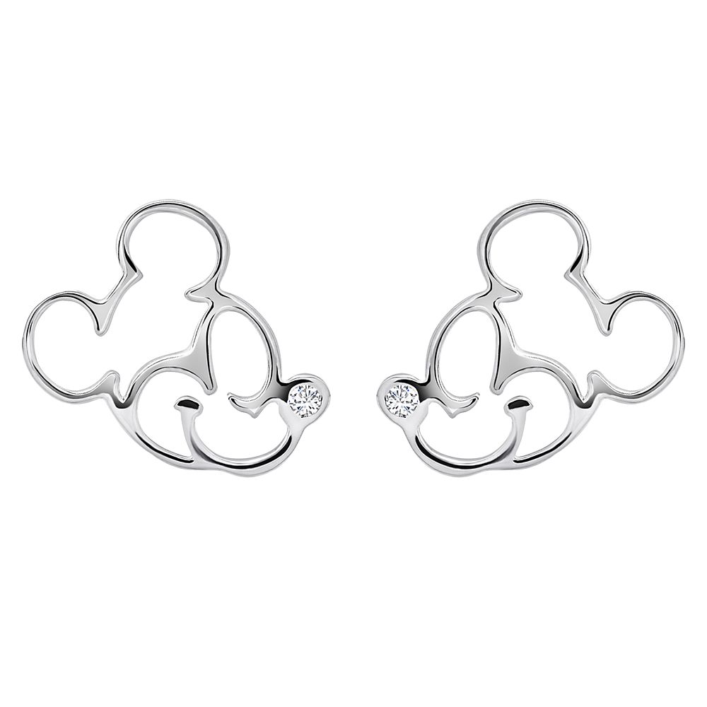 Mickey Mouse Profile Earrings by CRISLU