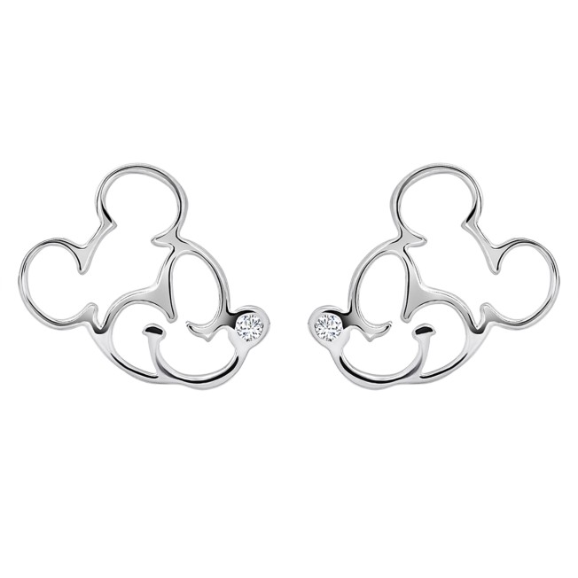 Mickey Mouse Profile Earrings by CRISLU